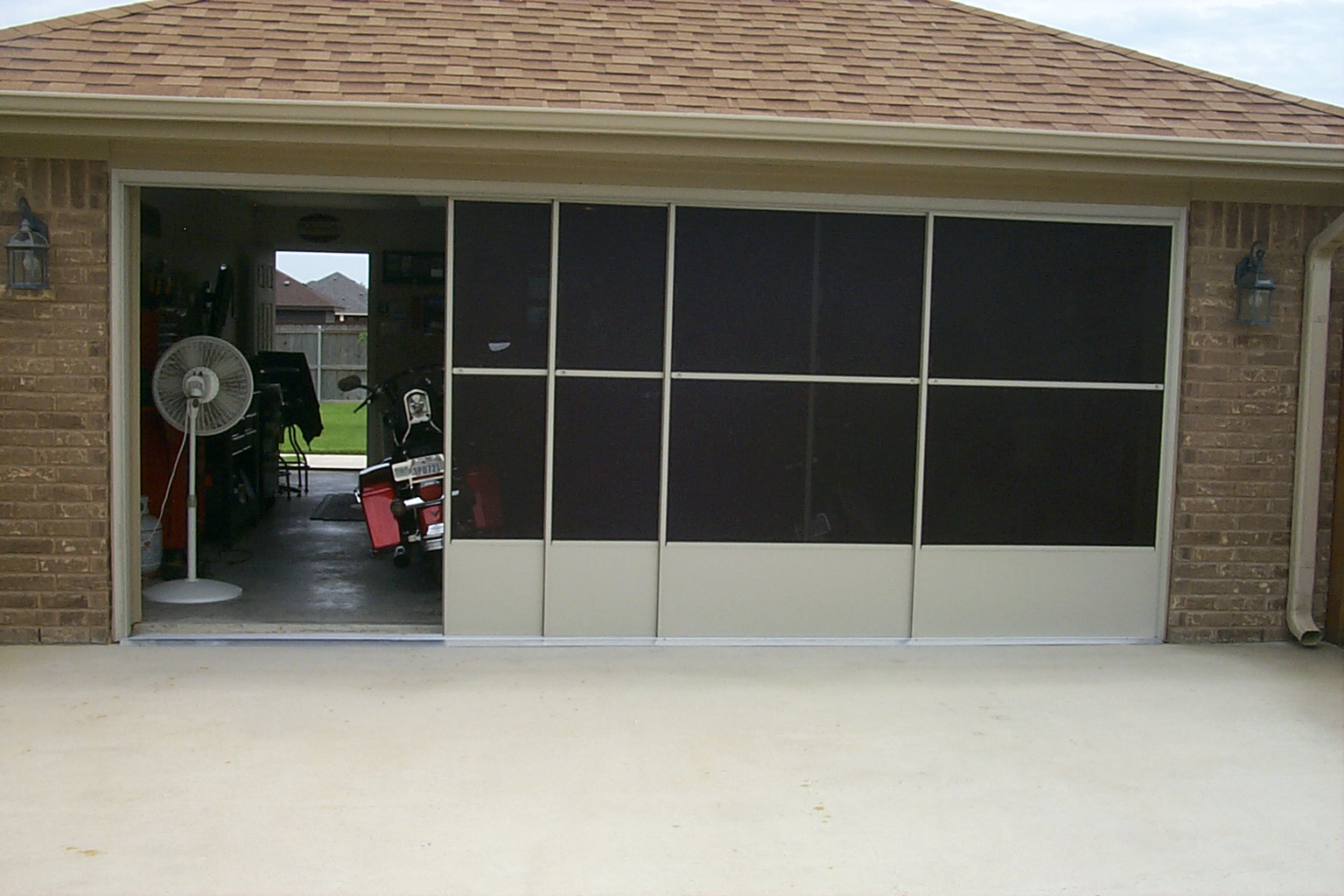 1024 #5C4F38 Gallery Solar Screens Killeen wallpaper Garage Doors In My Area 37451536